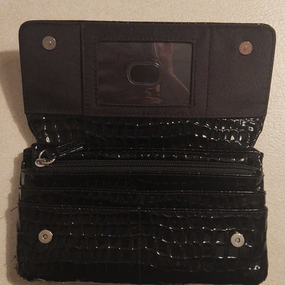 Clutch Wallet with Checkbook Cover - Picture 2 of 7
